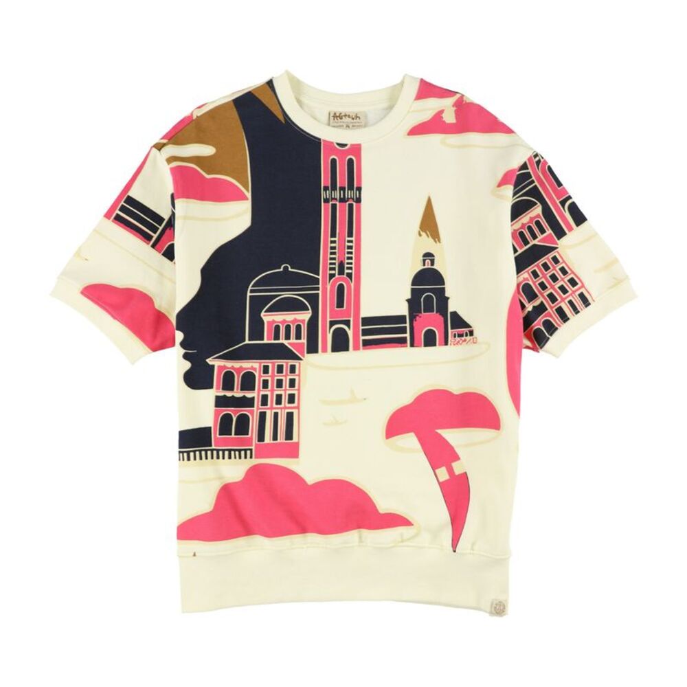 AGtawh Mens All good Paris Sweatshirt, Multicoloured, L, DM